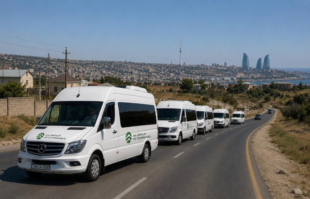 AA Group korporativ neqliyyat karvani